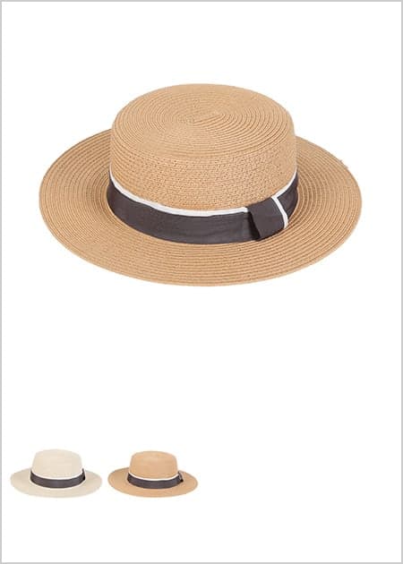 Chapeau de paille de plage, image 1