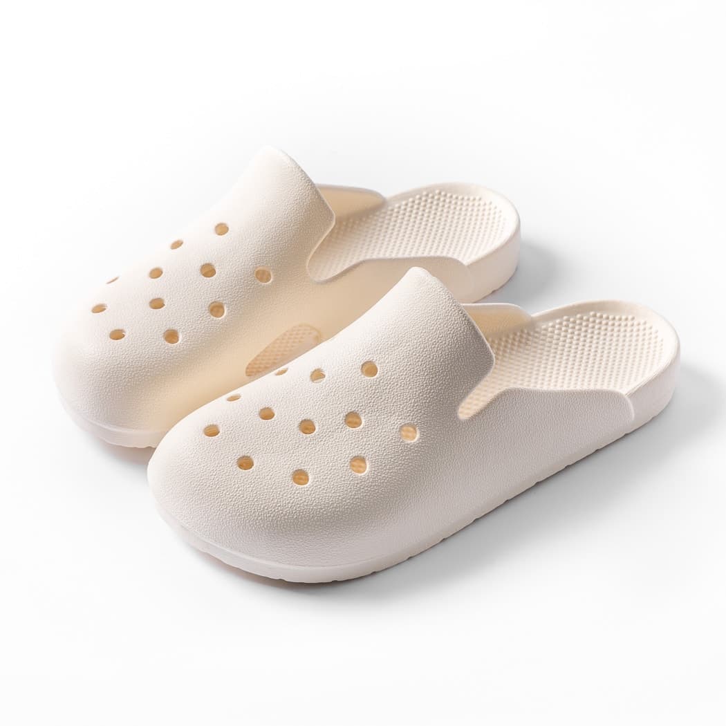 Sandales décontractées à semelle souple - Blanc cassé , image 1