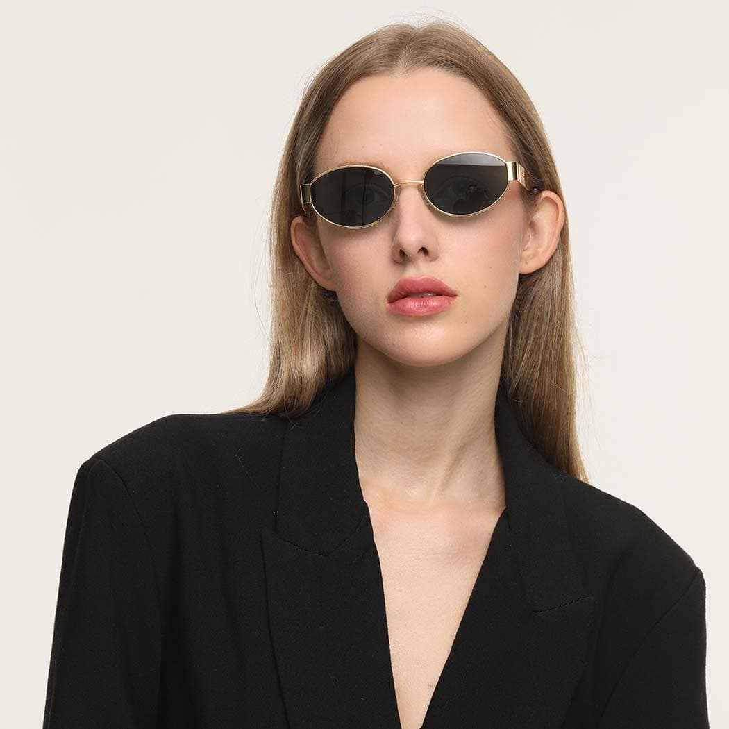 Lunettes de soleil ovales F-019, image 1