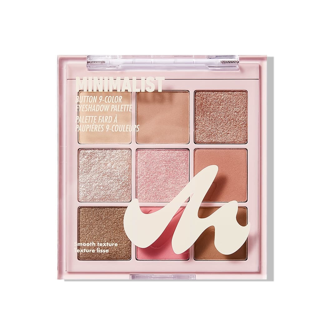 Palette maquillage 9 teintes Minimalist – Rose & marron, image 1