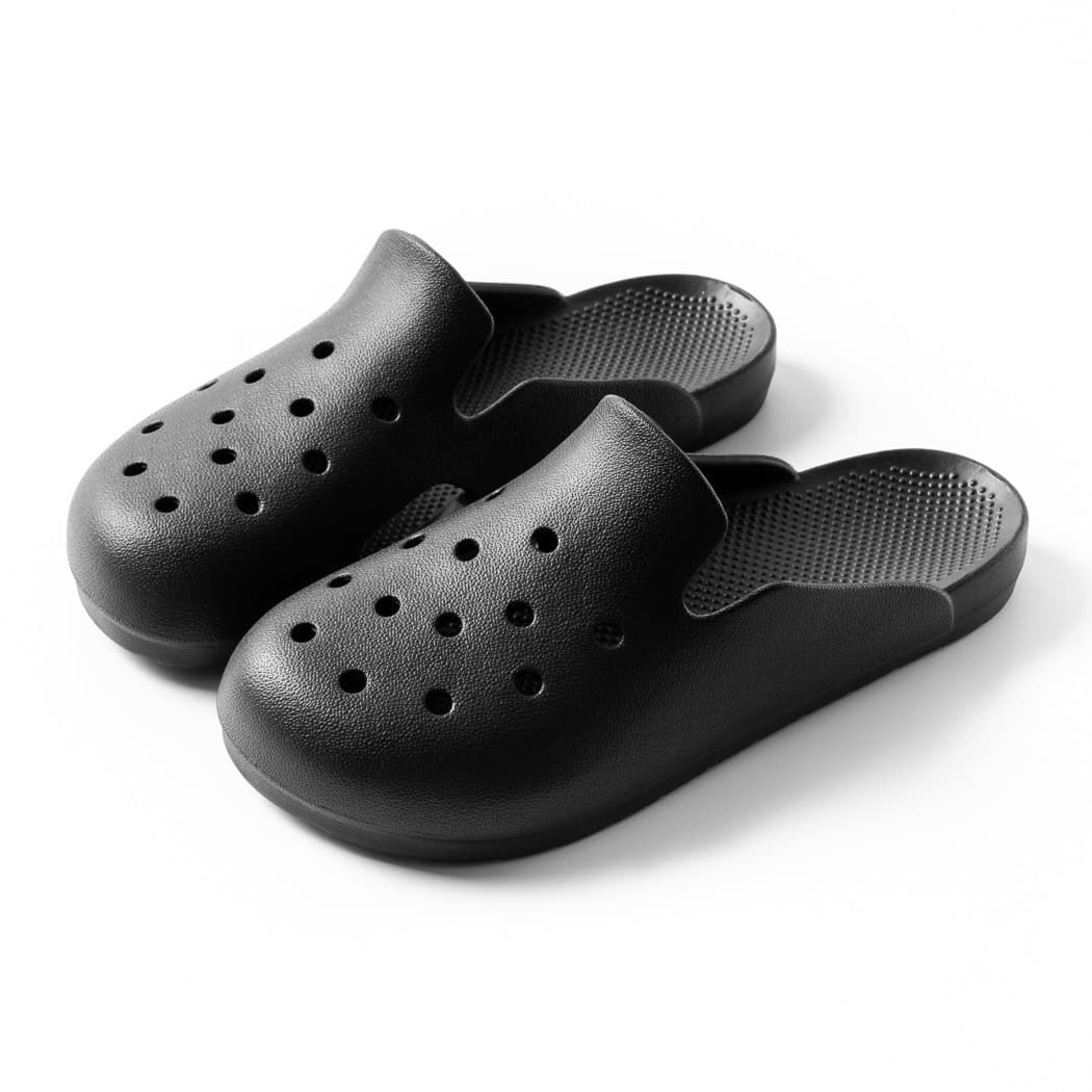 Sandales décontractées à semelle souple - Noir , image 1