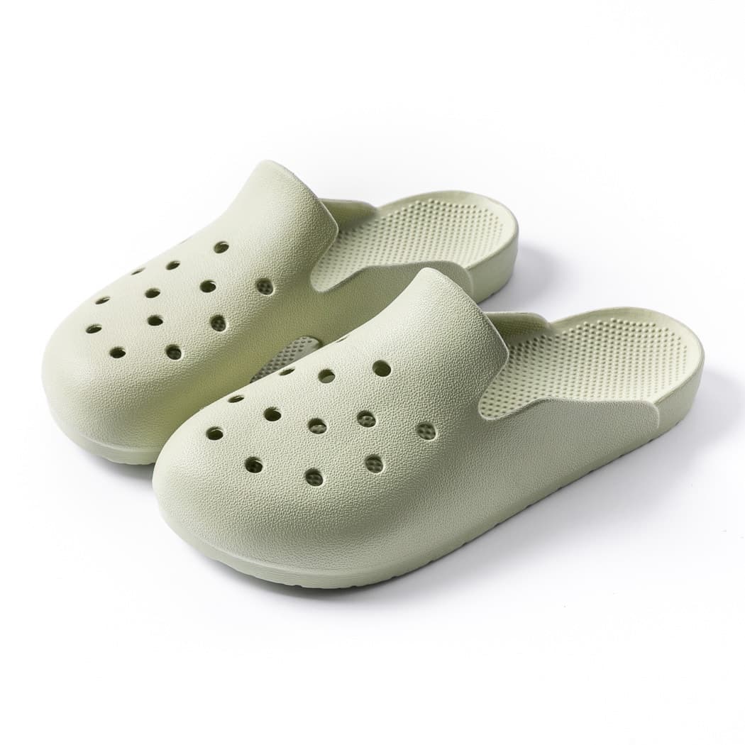 Sandales décontractées à semelle souple - Vert pois , image 1
