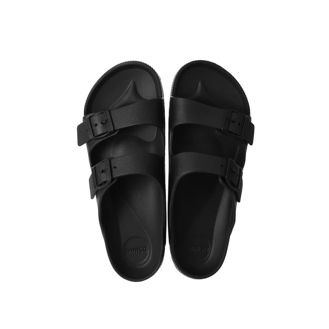 Sandales homme à deux brides tendance 2.0 - Noir , image 1