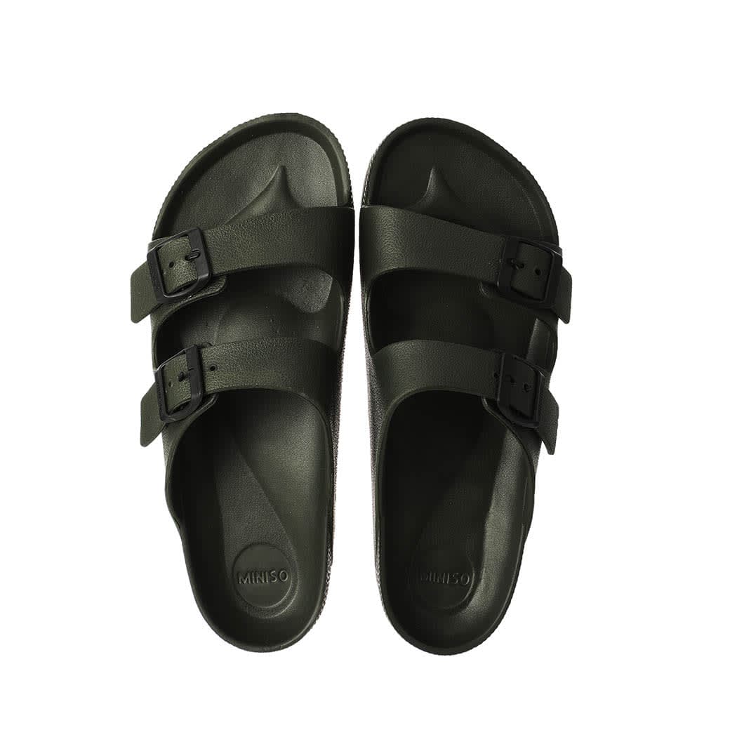 Sandales homme à deux brides tendance 2.0 - Vert olive , image 1