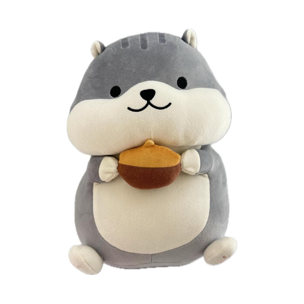 Peluche hamster assis 13 pouces - Gris, image 1