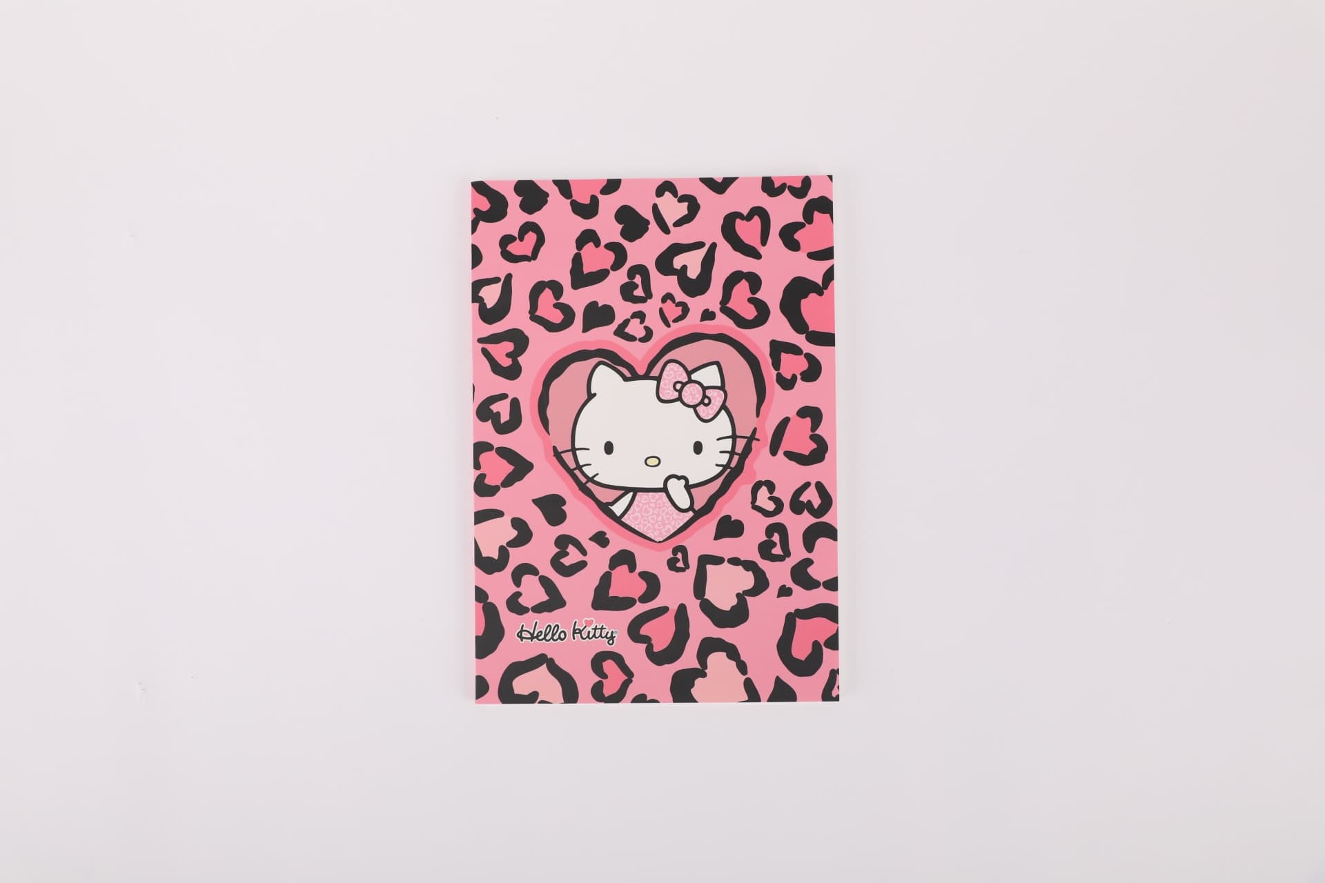 Carnet A5 – Collection Hello Kitty Leopard Design – Rose (32 feuilles), image 1