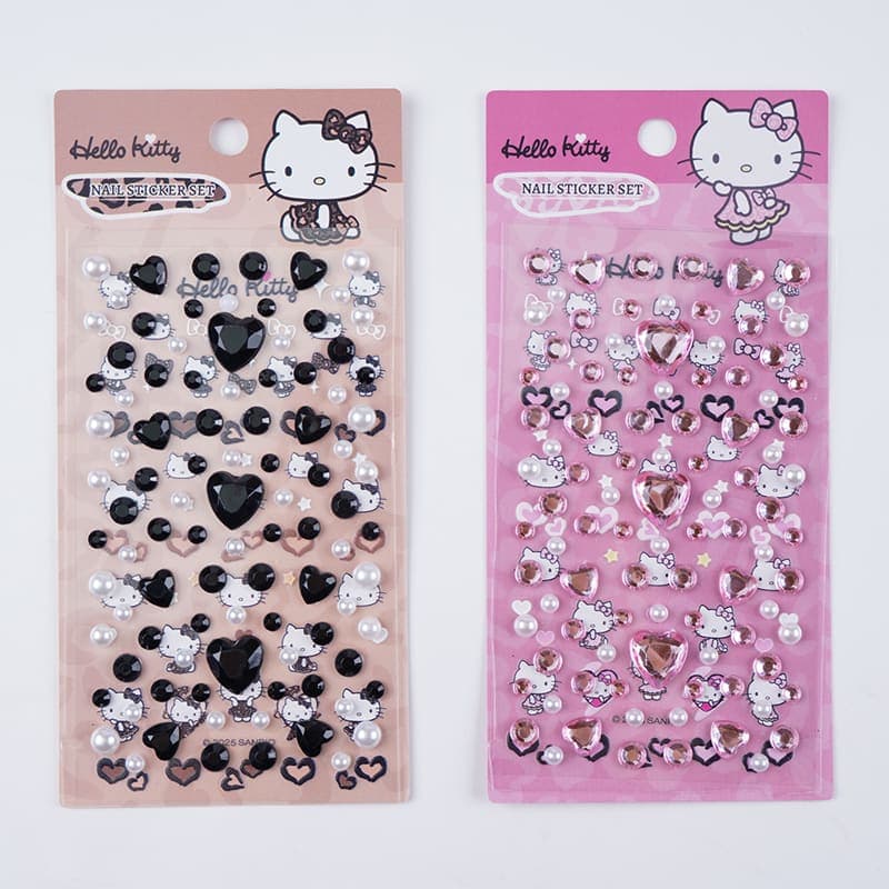 Set d’autocollants 3D – Collection Hello Kitty Leopard Design (2 modèles assortis), image 1