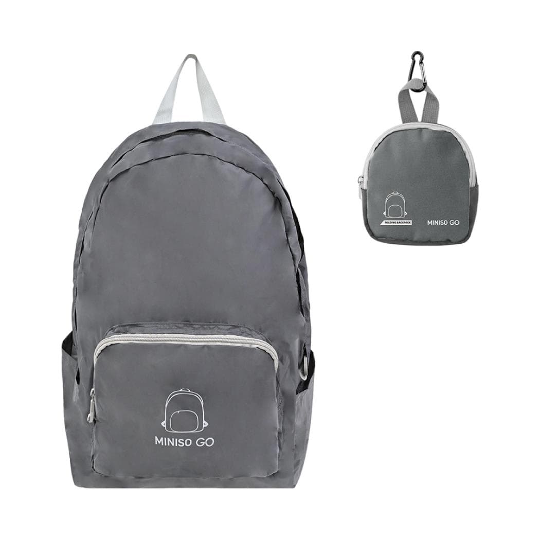 Sac à dos pliable Miniso Go - Gris foncé, image 1