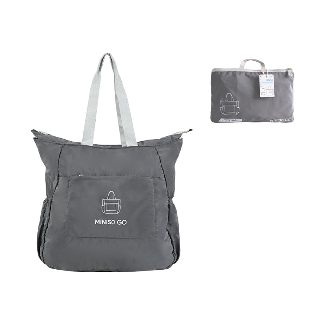 Sac à main pliable Miniso Go - Gris foncé, image 1