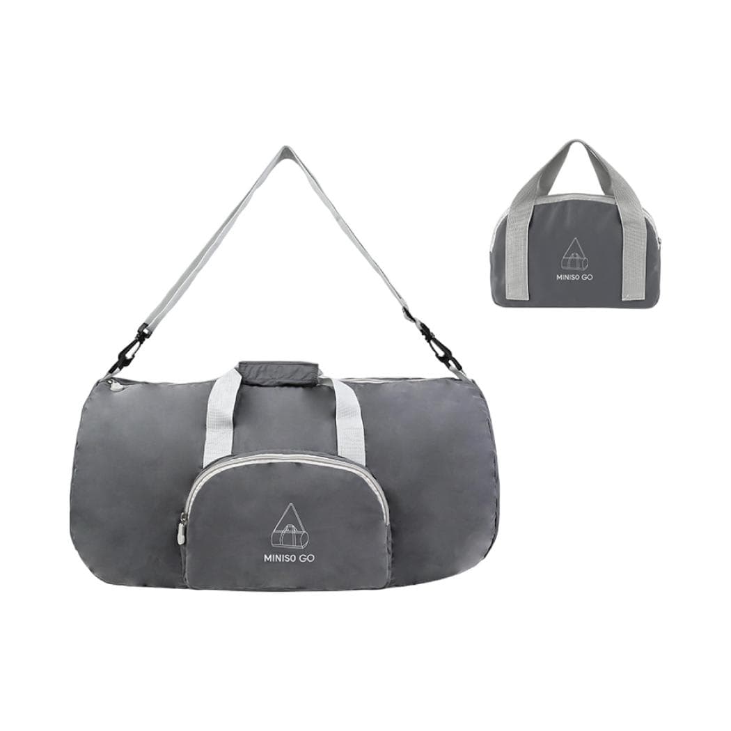 Grand sac de voyage pliable grande capacité Miniso Go - Gris foncé, image 1