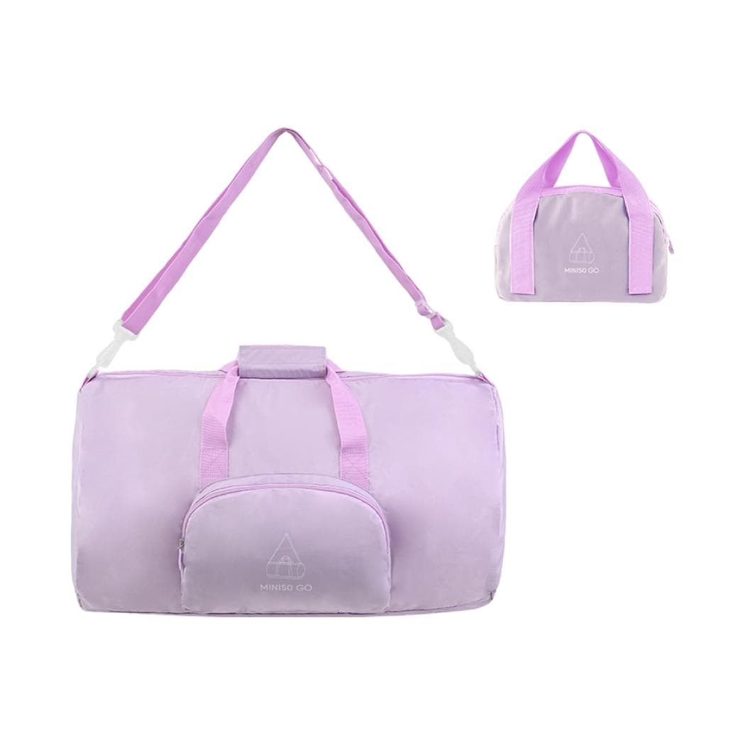 Grand sac de voyage pliable grande capacité Miniso Go - Violet, image 1