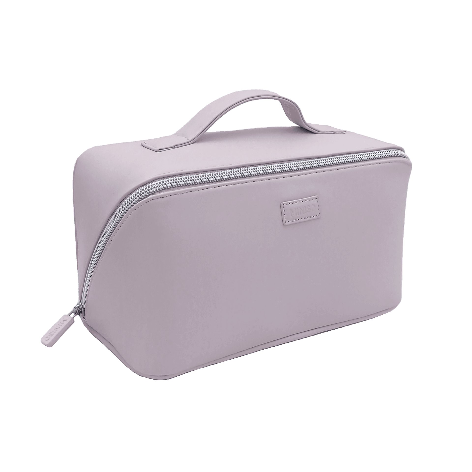 Grande trousse de maquillage prismatique avec poignée - Rose, image 1