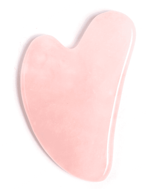 Pierre de massage Gua Sha en forme de cœur, image 1