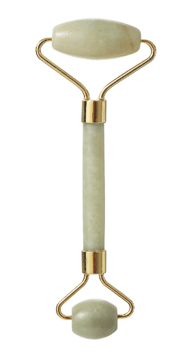 Rouleau de massage visage en jade, image 1
