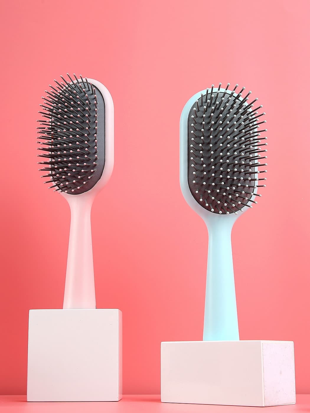 Mini brosse plate portable avec support, image 1