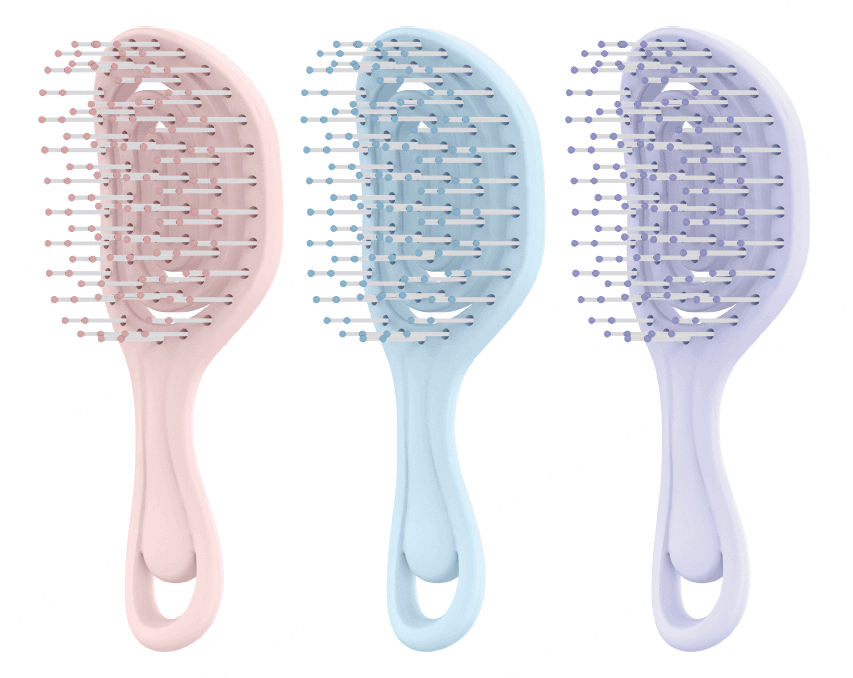 Mini brosse ventilée avec crochet de suspension, image 1