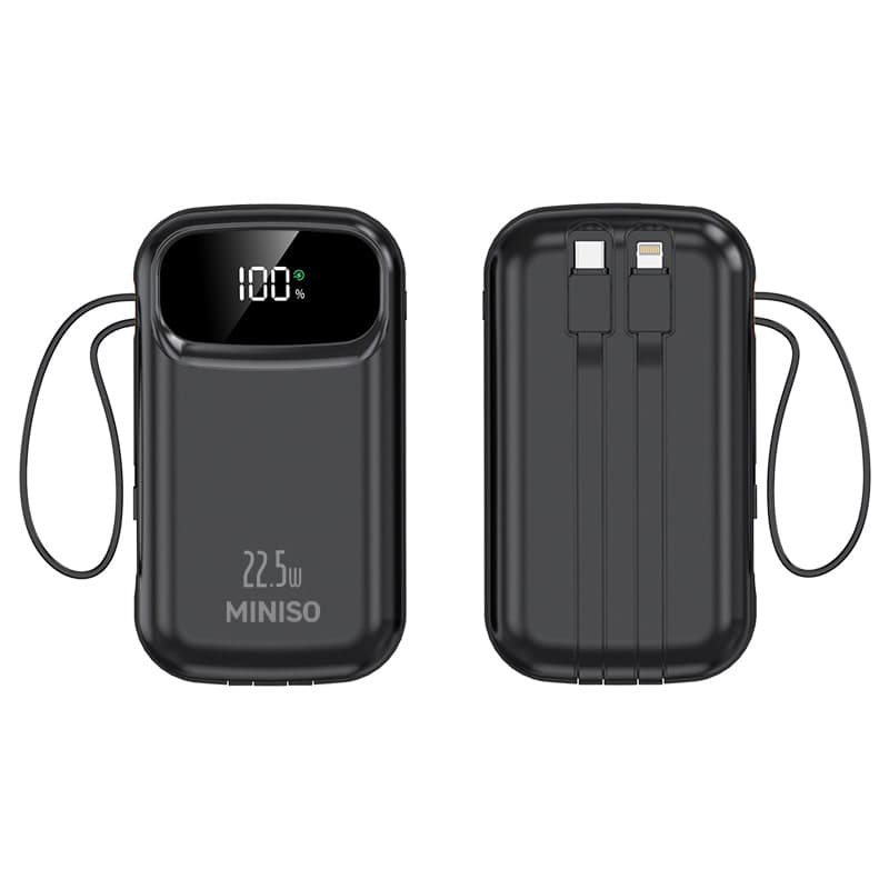 Batterie externe 20000 mAh 22,5W avec câble X-210 - Noir, image 1