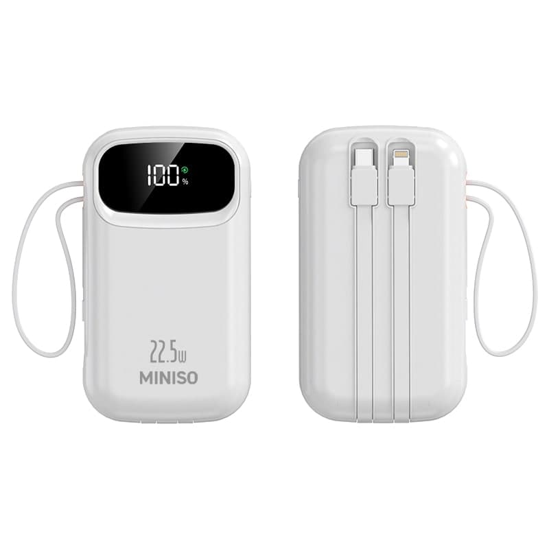 Batterie externe 20000 mAh 22,5W avec câble X-210 - Blanc, image 1