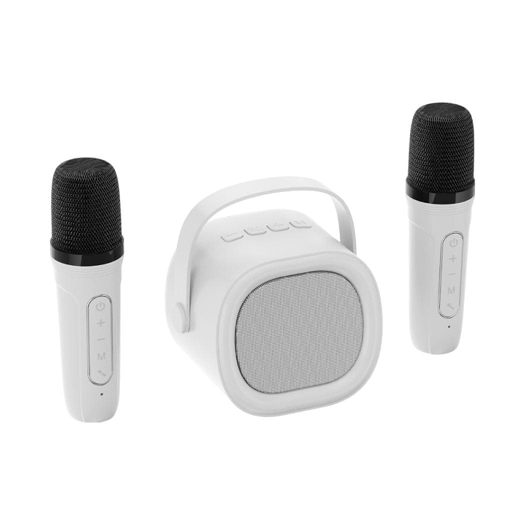 Haut-parleur sans fil avec 2 micros A16 - Blanc, image 1