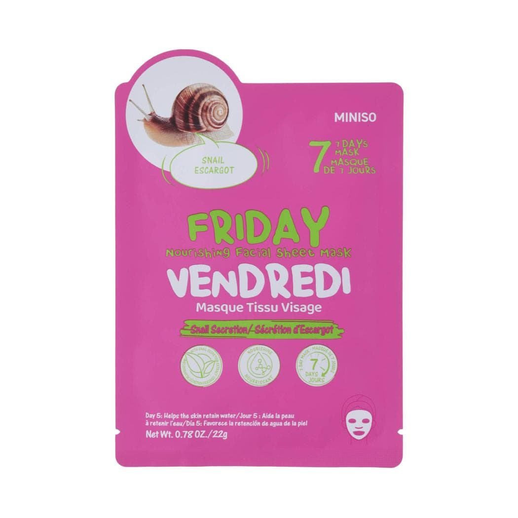 Masque visage nourrissant Friday - Bave d’escargot, image 1