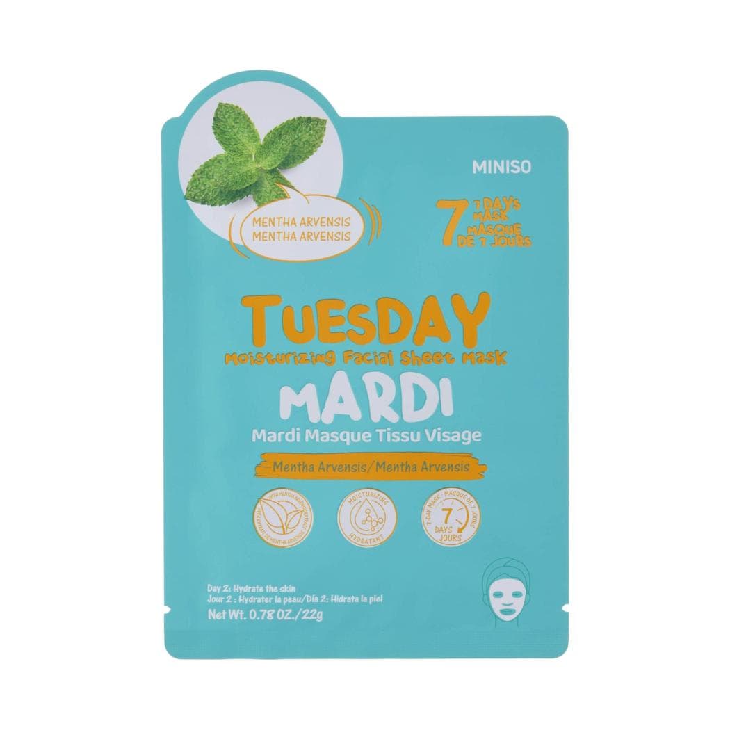 Masque visage hydratant Tuesday - Menthe, image 1